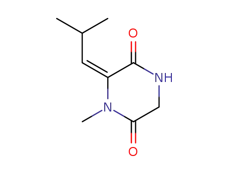 2,5-Piperazinedione,1-methyl-6-(2-methylpropylidene)-,(E)-(9CI)