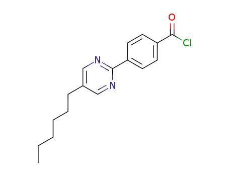 Benzoyl chloride, 4-(5-hexyl-2-pyrimidinyl)-
