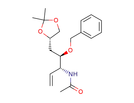 (2S,4R,5R)-5-Acetamido-4-O-benzyl-1,2-O-isopropylidene-6-heptene-1,2,4-triol
