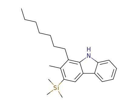 9H-Carbazole, 1-heptyl-2-methyl-3-(trimethylsilyl)-
