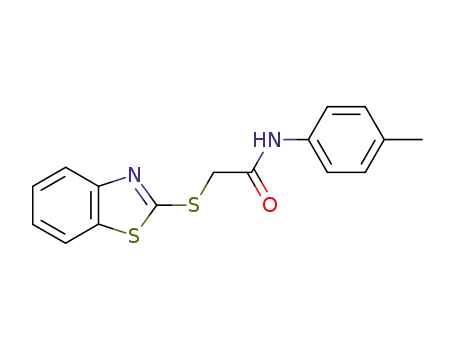 2-(benzo[d]thiazol-2-ylthio)-N-(p-tolyl)acetamide
