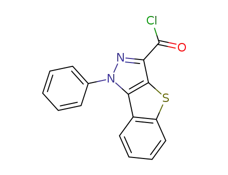 1-phenyl-1H-benzothieno<3,2-c>pyrazole-3-carbonyl chloride