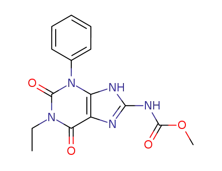 (1-Ethyl-2,6-dioxo-3-phenyl-2,3,6,9-tetrahydro-1H-purin-8-yl)-carbamic acid methyl ester