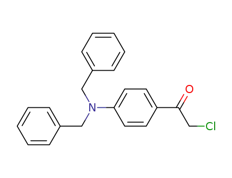 2-Chloro-1-(4-dibenzylamino-phenyl)-ethanone