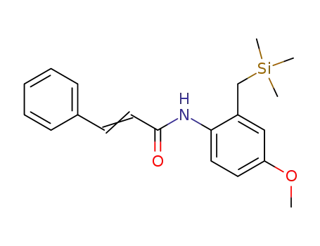 (E)-N-(4-Methoxy-2-trimethylsilanylmethyl-phenyl)-3-phenyl-acrylamide