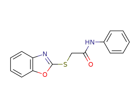 2-(1,3-benzoxazol-2-ylsulfanyl)-N-phenylacetamide
