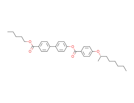 4-<4-(1-S-methylheptyloxy)benzoyloxy>-4'-n-pentyloxycarbonylbiphenyl