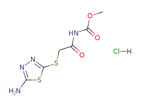 N-(2-Amino-1,3,4-thiadiazol-5-ylthioacetyl)methylcarbamate Hydrochloride