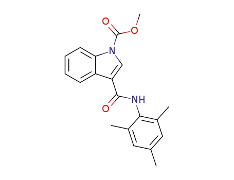 1H-Indole-1-carboxylic acid, 3-[[(2,4,6-trimethylphenyl)amino]carbonyl]-,
methyl ester