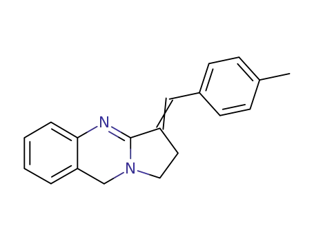 3-[1-p-Tolyl-meth-(E)-ylidene]-1,2,3,9-tetrahydro-pyrrolo[2,1-b]quinazoline