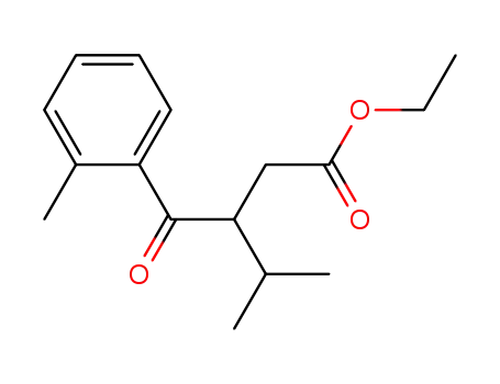 ethyl-4-methyl-3-(2-methylbenzoyl)pentanoate
