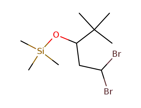 1,1-Dibromo-4,4-dimethyl-3-(trimethylsilyloxy)pentane