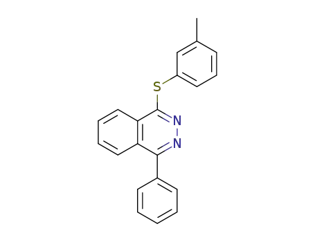 Molecular Structure of 76972-63-9 (1-Phenyl-4-m-tolylsulfanyl-phthalazine)