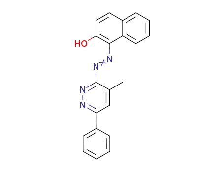 Molecular Structure of 81819-92-3 (3-<β-naphthylazo>-4-methyl-6-phenylpyridazine)