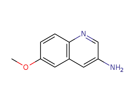 Molecular Structure of 29507-86-6 (3-AMINO-6-METHOXYQUINOLINE)