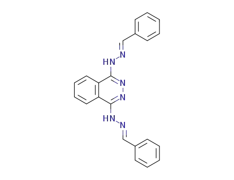Molecular Structure of 124772-02-7 (Benzaldehyde, 1,4-phthalazinediyldihydrazone)