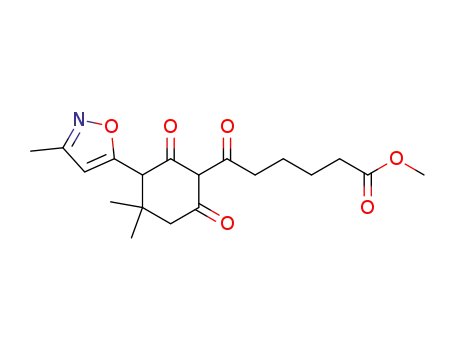 2-(5-methoxycarbonylpentanoyl)-5,5-dimethyl-4-(3-methyl-5-isoxazolyl)-1,3-cyclohexanedione