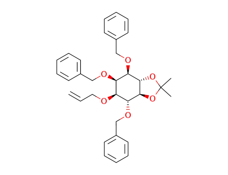 1D-3-O-allyl-1,2,4-tri-O-benzyl-5,6-O-isopropylidene-myo-inositol