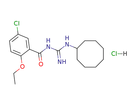 N-(5-Chloro-2-ethoxy-benzoyl)-N'-cyclooctyl-guanidine; hydrochloride