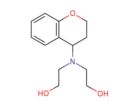 Molecular Structure of 81816-61-7 (2-[Chroman-4-yl-(2-hydroxy-ethyl)-amino]-ethanol)
