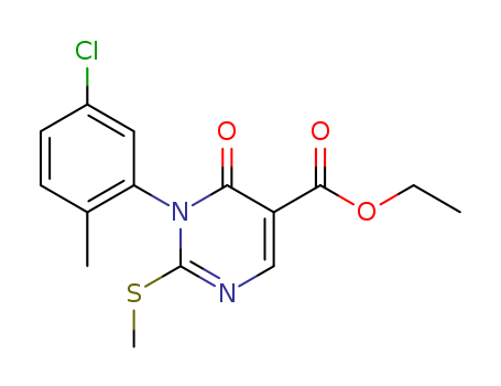 5-Pyrimidinecarboxylicacid, 1-(5-chloro-2-methylphenyl)-1,6-dihydro-2-(methylthio)-6-oxo-, ethylester cas  82636-22-4