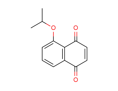 Molecular Structure of 97308-90-2 (5-isopropoxy-1,4-naphthoquinone)