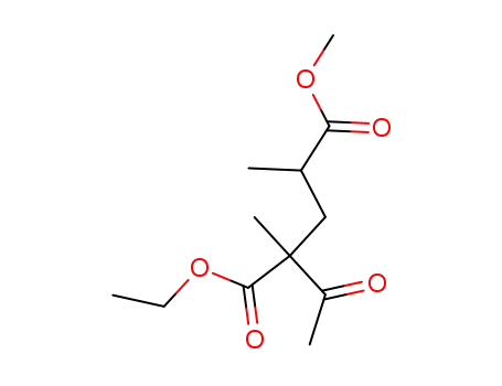 Pentanedioic acid, 2-acetyl-2,4-dimethyl-, 1-ethyl 5-methyl ester