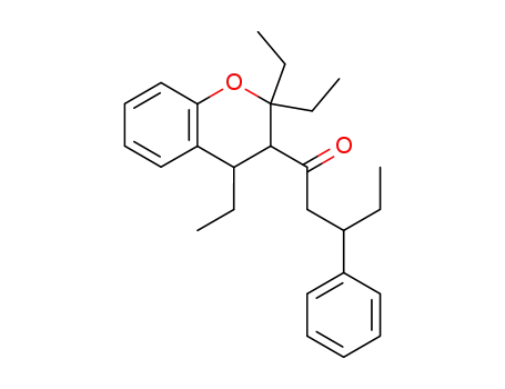 3-Phenyl-1-(2,2,4-triethyl-chroman-3-yl)-pentan-1-one