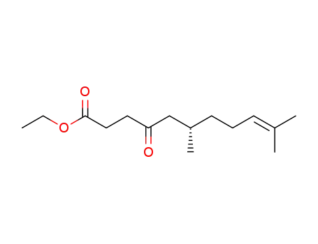 (6S)-ethyl 6,10-dimethyl-4-oxoundec-9-enoate