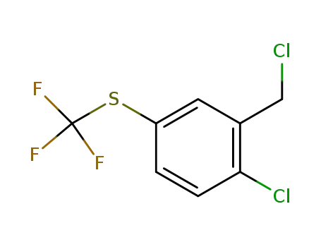 2-Chloro-5-(trifluoromethylthio)benzyl Chloride
