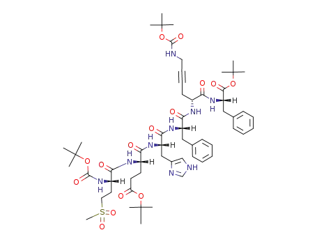 Boc-Met(O<sub>2</sub>)-Glu(OtBu)-His-Phe-D-A<sub>2</sub>hy(Boc)-Phe-OtBu