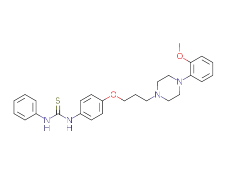 Thiourea, N-(4-(3-(4-(2-methoxyphenyl)-1-piperazinyl)propoxy)phenyl)-N'-phenyl-