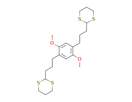 1,3-Dithiane,
2,2'-[(2,5-dimethoxy-1,4-phenylene)di-3,1-propanediyl]bis-