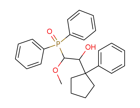 2-(Diphenyl-phosphinoyl)-2-methoxy-1-(1-phenyl-cyclopentyl)-ethanol