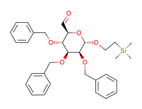 2-(Trimethylsilyl)ethyl-<2,3,4-tri-O-benzyl-α-D-manno-hexodialdo-1,5-pyranosid>