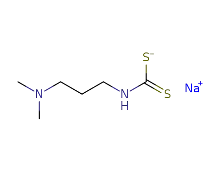 Molecular Structure of 89451-91-2 (Carbamodithioic acid, [3-(dimethylamino)propyl]-, monosodium salt)