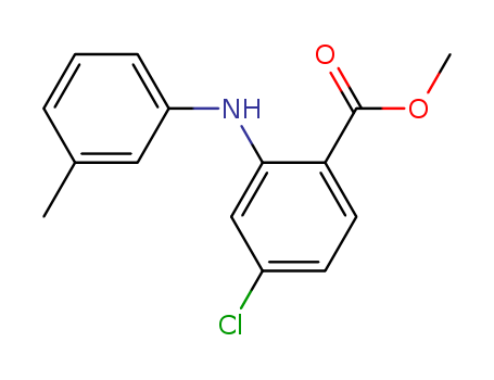 Benzoic acid, 4-chloro-2-[(3-methylphenyl)amino]-, methyl ester