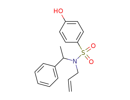 4-hydroxy-N-(1-phenylethyl)-N-(prop-2-en-1-yl)benzenesulfonamide