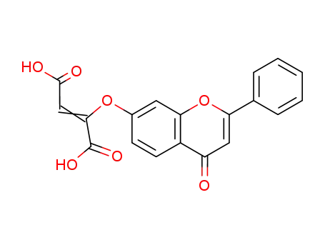 2-Butenedioic acid, 2-[(4-oxo-2-phenyl-4H-1-benzopyran-7-yl)oxy]-, (E)-