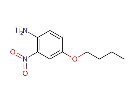 Molecular Structure of 3987-86-8 (4-BUTOXY-2-NITROANILINE)