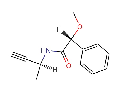 N-<(S)-1-methyl-2-propynyl>-(R)-O-methylmandelic amide