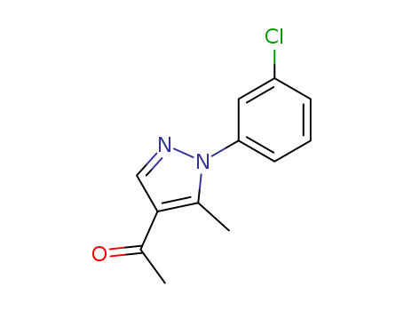 1-(3-chlorophenyl)-4-acetyl-5-methylpyrazole