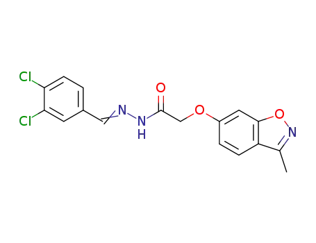 (3-Methyl-benzo[d]isoxazol-6-yloxy)-acetic acid [1-(3,4-dichloro-phenyl)-meth-(E)-ylidene]-hydrazide