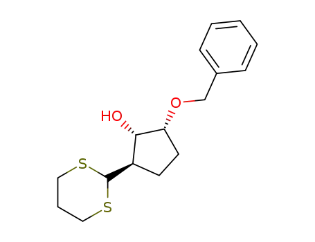 2-(Benzyloxy)-5-(1,3-dithian-2-yl)-1-cyclopentanol