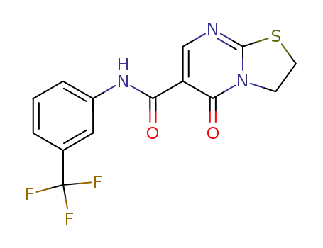 2,3-Dihydro-5-oxo-N-(3-(trifluoromethyl)phenyl)-5H-thiazolo(3,2-a)pyrimidine-6-carboxamide