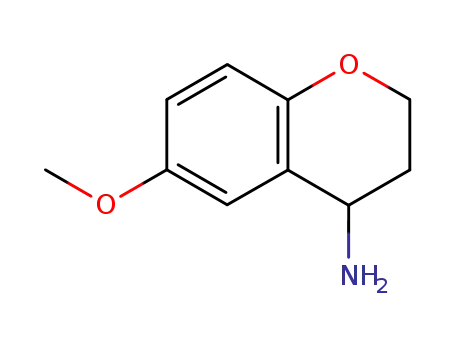 Molecular Structure of 81816-60-6 (6-methoxychroman-4-amine)