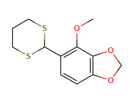 1,2-(methylenedioxy)-3-methoxy-4-<(1,3-propylenedithio)methyl>benzene
