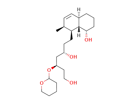 (3R,5S)-7-<(1'S,2'S4a'R,8'S,8a'S)-8'-hydroxy-2'-methyl-1',2',4a',5',6',7',8',8a'-octahydronaphthalen-1-yl>-3-(tetrahydropyran-2-yloxy)heptane-1,5-diol