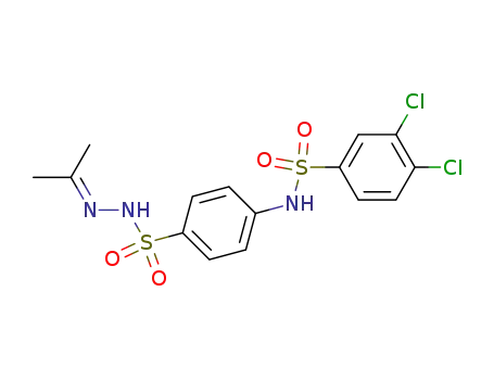 C<sub>15</sub>H<sub>15</sub>Cl<sub>2</sub>N<sub>3</sub>O<sub>4</sub>S<sub>2</sub>