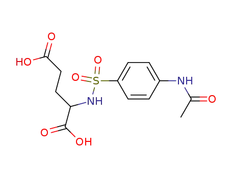 Molecular Structure of 62595-79-3 (L-Glutamic acid, N-[[4-(acetylamino)phenyl]sulfonyl]-)